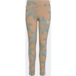 Adidas Originals Leggings HW Legging Beige/Grøn (128) Originals Leggings