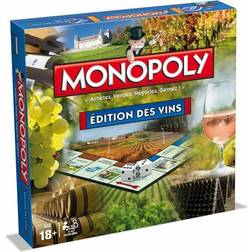 Winning Moves Jeu de société Monopoly Edition des vins