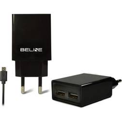 Belinea Beline network charger 2xUSB microUSB 2A black (Beli0011)