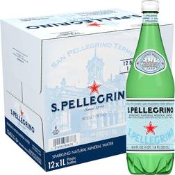 San Pellegrino Sparkling Mineral Water Glass Bergamo Italy