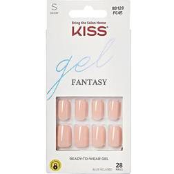 Kiss Kiss Gel Fantasy Fake Nails 28.0 ea Midnight Snacks