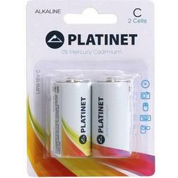 Platinet C batterier LR14 (Alkaline) 2-Pack