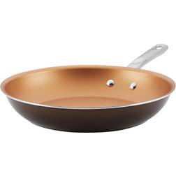 Ayesha Curry Nonstick Frying Pan 12.5" Brown Sugar