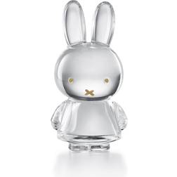 Baccarat Cystal Clear and Gold Miffy The Rabbit Glass Sculpture Night Light