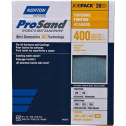 Norton ABRASIVES 07660768165 Sandpaper Sheet,Super Fine,400 Grit,PK20