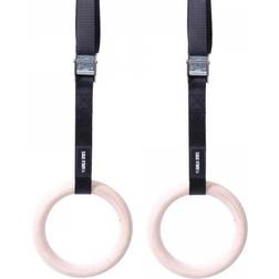 Gorilla Sports Gymnastikringe GS Træ Plast