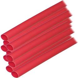 Ancor 303606 Adhesive Lined Heat Shrink Tubing (ALT) 1/4 INCH x 6 INCH 10-Pack Red