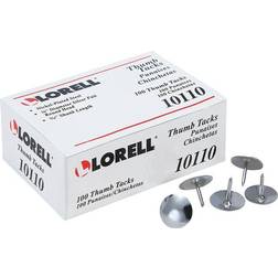 Lorell LLR10110 5/16 Steel Thumb Tacks 100