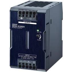 Omron Bogtype Strømforsyning, 120 W, 24vdc, 5a, Din-skinne Montage, Push-in Terminal, Coated S8vk-s12024