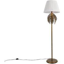 QAZQA Vintage guld Botanica Golvlampa