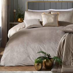 Laurence Llewelyn-Bowen Montrose Linen Duvet Cover Beige, Pink