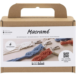 Kreakasse DIY Kit Macramé Nøglering