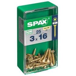 Spax Pz Countersunk Zinc Screws 3 X