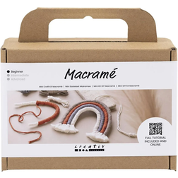 Creativ Company Kreakasse DIY Kit Macramé Regnbue