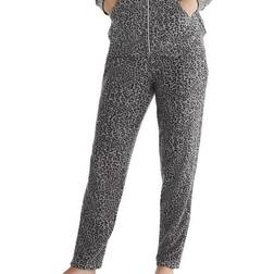 Damella Knitted Lounge Pants - Luipaard