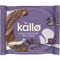 Kallo Belgian Milk Chocolate Rice Cake Thins Two