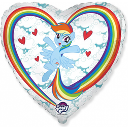 Send en ballon My Little Pony Hjerte