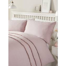 Serene 'Tassels' Textured Cotton Blend Duvet Cover