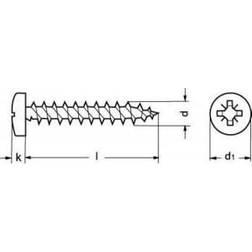 Spax Universal Screw 4.0 x 40 mm Pack of 500