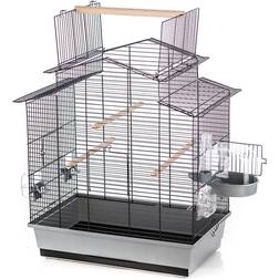 Duvo+ Bird Cage with Accessories Iza 3 58x38x65 Black