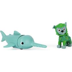 Paw Patrol Figur Rocky Med Savfisk Aqua Pups