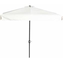 OutSunny 2.3m Half Parasol Semi Umbrella