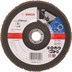 Bosch Accessories 2608606737 X571 Flap disc Diameter 180 mm Bore diameter 22.33 mm Steel 1 pc(s)