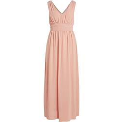 Vila Sleeveless V-Neck Maxi Dress