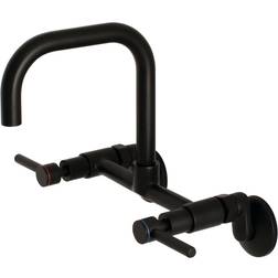 Kingston Brass Kingston Brass Concord 8-Inch Adjustable Center Matt black