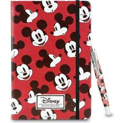 Journal Stylo Disney Mickey Mouse Blinks Rouge Taille Unique