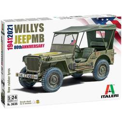 Italeri Willys Jeep MB 80th Anniversary 1941 2021 1:24