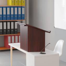 Flash Furniture Foldable Tabletop Lectern Mahogany