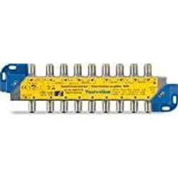 TechniSat 9Z2 Splitter per cavo Argento, Giallo