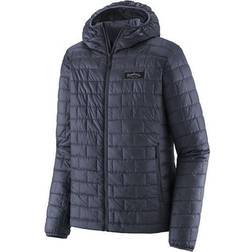 Patagonia Men's Nano Puff Fitz Roy Trout Hoody - Smolder Blue