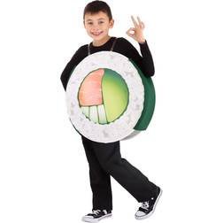 Sushi Roll Food Kid's Costume White/Green/Orange