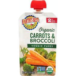 Earth's Best Organic Carrots & Broccoli Baby Food Puree Multi