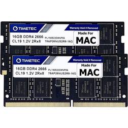 TIMETEC Hynix IC SO-DIMM DDR4 2666MHz 2x16GB for Apple (9SIA56XA7K7014)