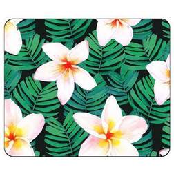 Essentials OTM Prints Black Mouse Pad Plumerias