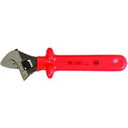 Wiha Adj. Insulated Rubber Natural 10 76210 Adjustable Wrench