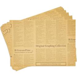 12-Pack Newspaper Wrapping Paper, Kraft Paper Sheets (27.75 x 19.75 in)