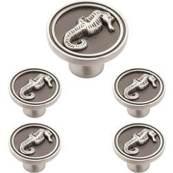 Franklin Brass PBF661-BSP-C1, Seahorse Drawer Knobs Cabinet Hardware