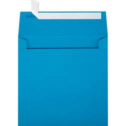 LUX Paper Vierkante Uitnodigingsenveloppen Peel & Press 6 x 6 in Pool Bl