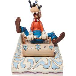 Enesco Disney Traditions A Wild Ride (Goofy Sledding) Figurine