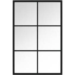 vidaXL 342205 Black/Silver Espejo de Pared 40x60cm