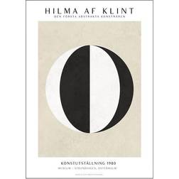 Poster & Frame Abstract Circles Ramme 30x40cm