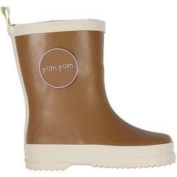 Pom Pom Wellies - Camel