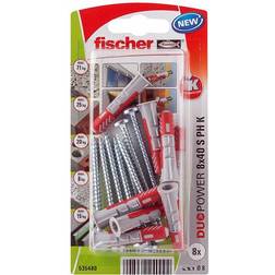 Fischer DUOPOWER universaldybel nylon skrue