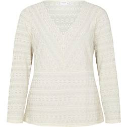 Vila Vineck L/S Top Curve - Musta