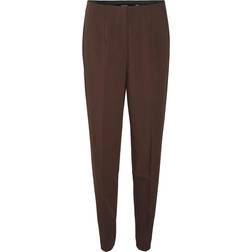 Vero Moda Sandy High Waist Pants - Brown/Coffee Bean