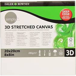 Daler Rowney 3D Stretched Canvas 20x20cm